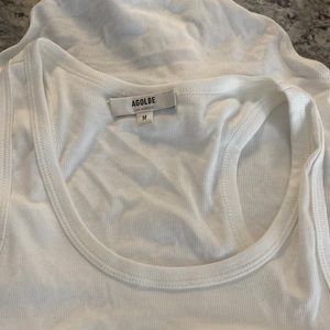 White Agolde Maria body suit